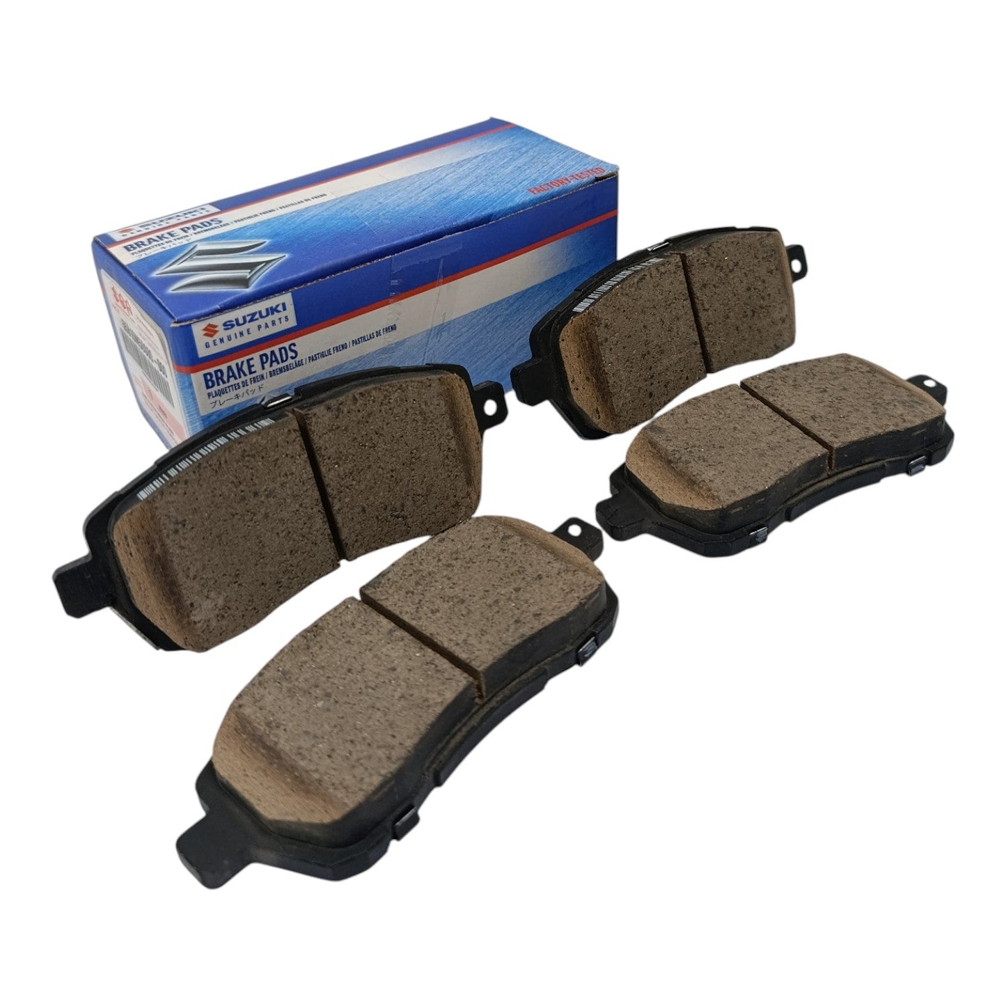 CAJA CON PASTILLAS DE FRENO SUZUKI BALENO SWIFT FRONX 2021-2025 OEM